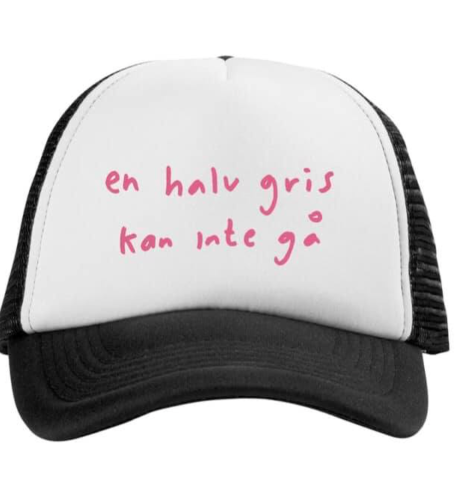 En halv gris kan inte gå