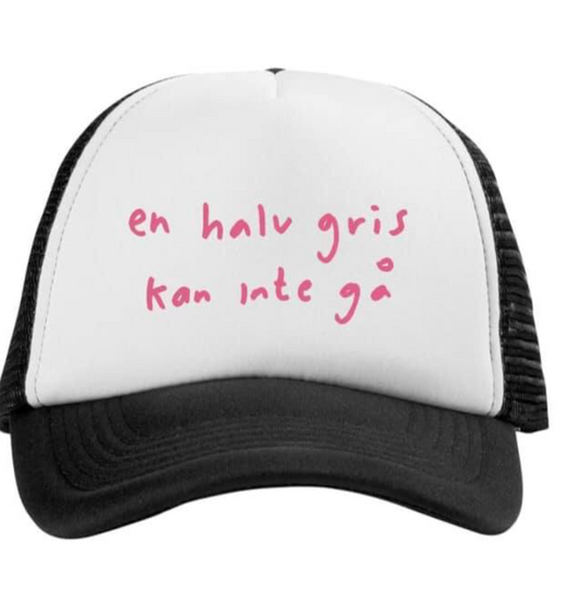 En halv gris kan inte gå